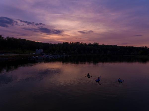 Sunset at Warrior's Path State Park, TN