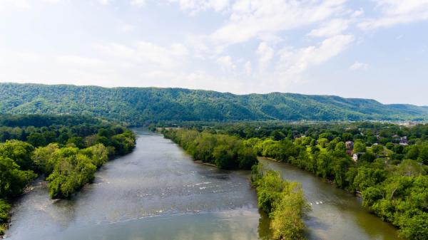 Holston River and Bay's Mountain, Kingsport, TN